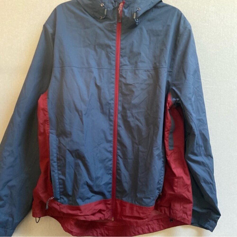 McKINLEY Aquamax Mens Hooded Waterproof Rain Windbreaker Jacket Blue Size XL